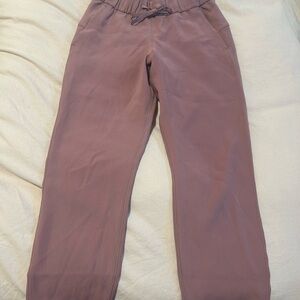 Lululemon Athletica Dusty Rose Cropped Joggers